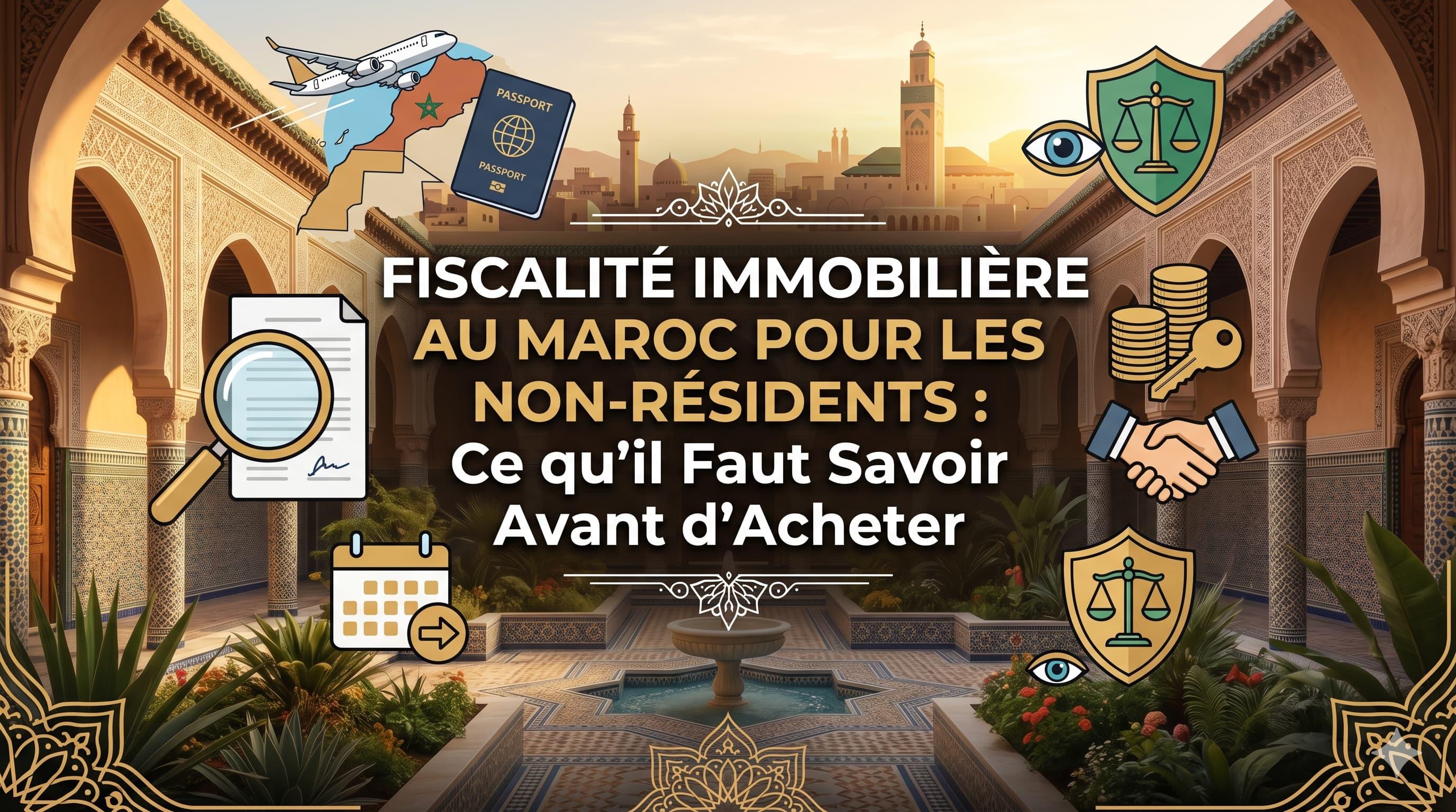 Fiscalité Immobilière au Maroc pour les Non-Résidents : Ce qu'il Faut Savoir Avant d'Acheter