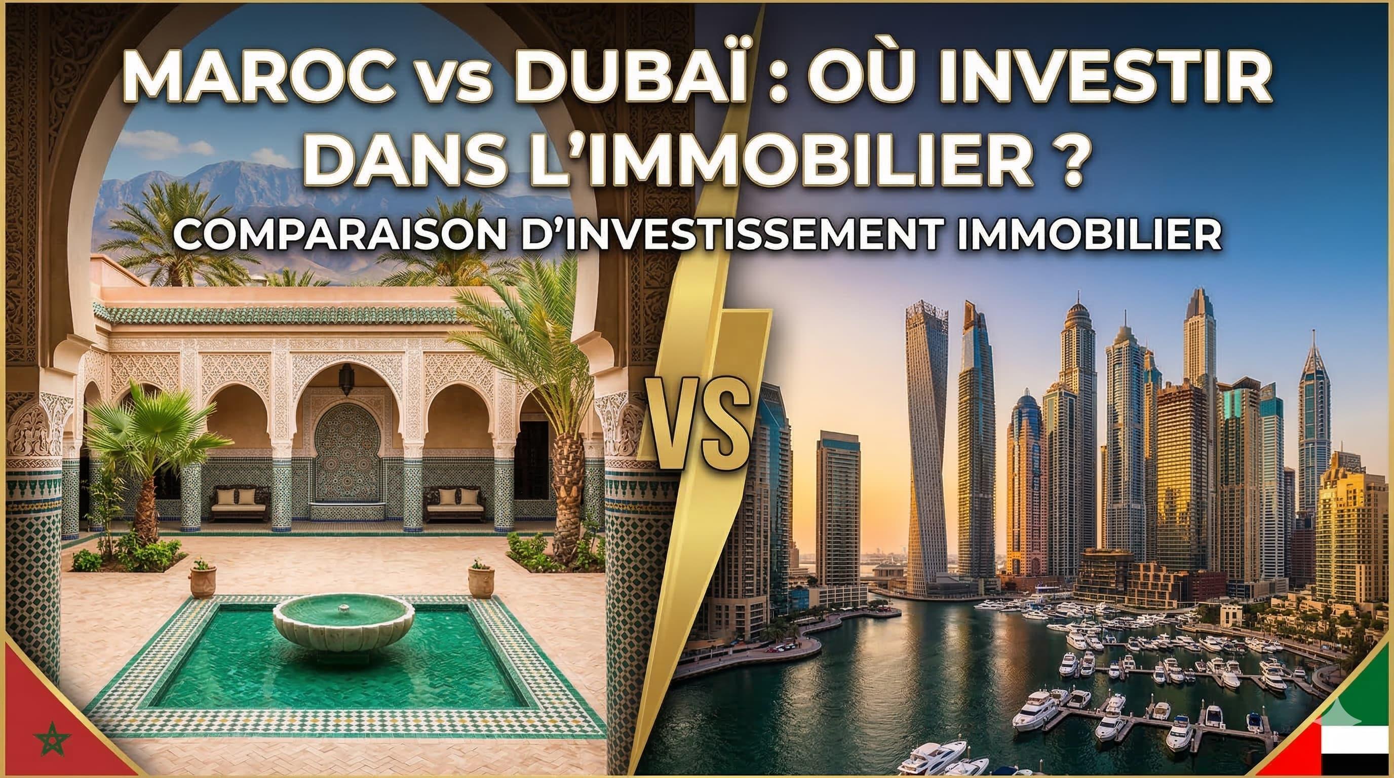 Maroc vs Dubaï : où investir dans l'immobilier quand le Moyen-Orient est en guerre ?