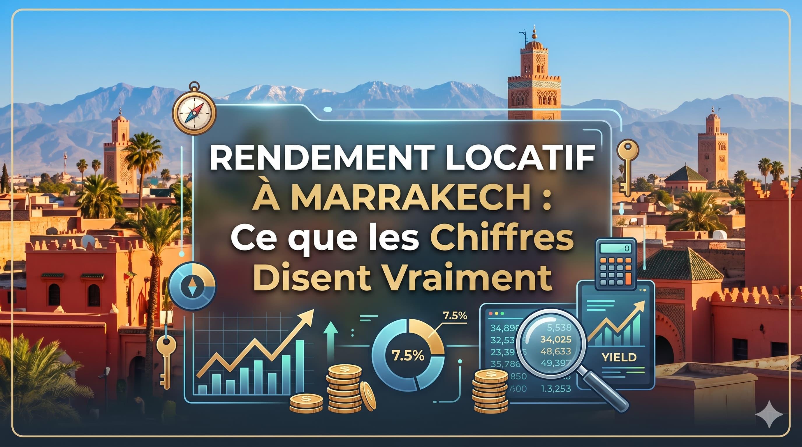 Rendement Locatif à Marrakech : Ce que les Chiffres Disent Vraiment